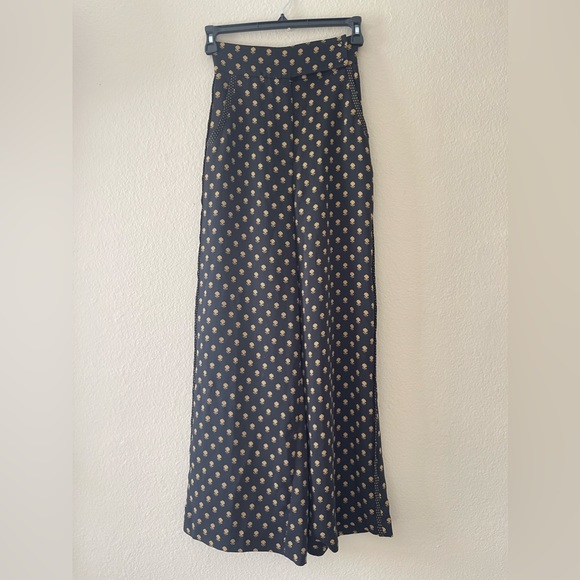Anthropologie C/MEO Collective Palatial Printed Wide Leg Pants - Picture 2 of 16